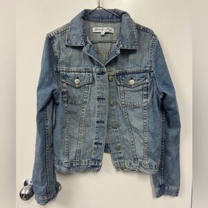 Celebrity Pink Light Blue Jean Jacket